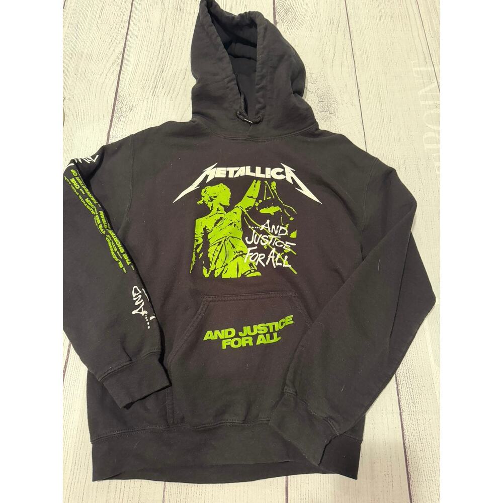 Metallica  And Justice For All  Hoodie Size S